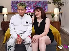 i'm a curvy milf deflowering this 18-year-old boy with my horny pussy