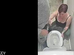 rank amateur toilet piss video goes wrong over and over
