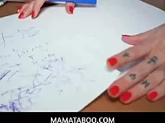 Did the stepmom get horny and fuck her stepson early morning?