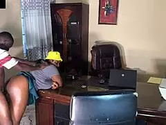 finally fucking my hr bbw ass at work