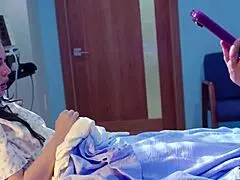 Strange hospital scene with lesbian nurses and doctors Whitney Wright, Casey Calvert, Ryan Keely, and Sarah Vandella.