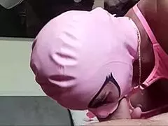 Milf Performs Deepthroat Blowjob In Fishnet Stockings And High Heels With Creampie