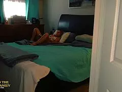 Stepson Catches Stepmom Masturbating 😏