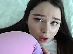 Stepson Caught Stepmom Masturbating and She Loved Getting Fucked 😜