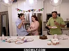 Stepmom's Freeuse Makes Birthday Unforgettable