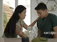 stepmom tells junior he's a natural at this family game