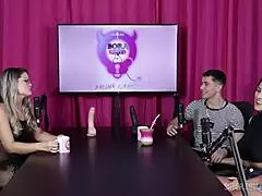 check out this compilation of digão da ilha and kel abate on bora cast with bruna carlos part 2 in sheer red