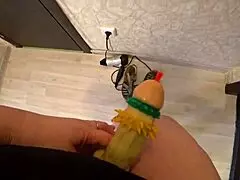 Visiting My Girlfriend? She'll Fuck You With A Strapon, Milf In White Panties Doggystyle Shaking Big Butt!