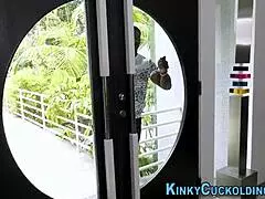 Milf Rides BBC, Humiliates Caged Loser Cuckold