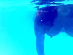 WHOA! Melissa the Mermaid Stuns by Poolside with Sexy Ink!