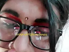 Indian Sexy Crossdresser Lara Dsouza In Orange Satin Saree