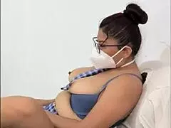 60-Year-Old Stepmother in UNIFORM Seduces for FETISH SEX!