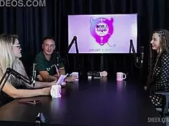 jujube delícia asks, 'ready for bora cast with bruna carlos? part 2 on sheer red'