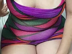 Wife Shows Pussy Boobs And Big Ass On Webcam