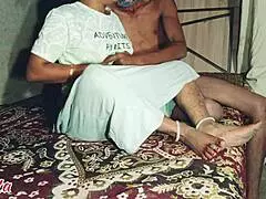 Step Sister's Pantyhose Ass Shakes During Fingering