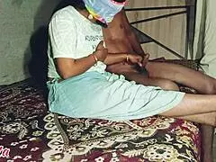 Step Sister's Pantyhose Ass Shakes During Fingering