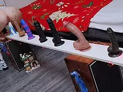 Choosing The Best Dildo? Petite Stepsister Tests Toys With Rough Anal And Dp.