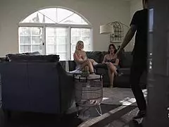 jennifer white and rachael cavalli share in a taboo threesome