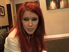 Aubrey Adams, Now Legal, Gets Her Asshole Fingered In Lingerie And Heels On The Bed