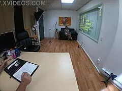 nataly dewalt gagging on cock during hardcore casting