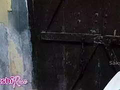 Holy! Sexy Sakshi Strips Naked for a Steamy Bath in Tight Dorm!