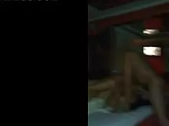 Karina finishes on two young guys' cocks