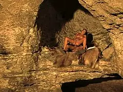 beauty brunette milf is fucking outdoors with a big cock, wow