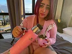 delicious morning argentinian tetona sucks my big cock!