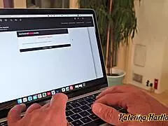 Tease Boss In Office With Heels And Blowjob Cum