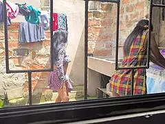 Housewives Create Homemade Videos After Laundry