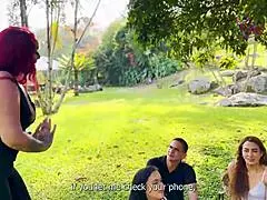 He forgives infidelity and joins threesome