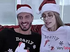 Stepdad dresses up as saint nick & gives daughter some dick- ariana marie