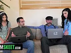 Delilah and Sona Uncover Erotic Secrets with Stepfathers in Wild Lessons?