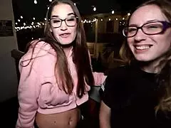 Nerdy blonde milf has fun with bbc fuck toy for an hour 😎🍆