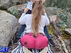 Sexo publico con jefa al aire libre gran culo para follar