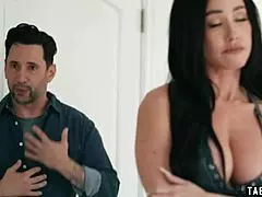 Tricky Dude Consoles and Fucks Petite Milf Roommate Jennifer White