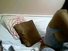 maxine x relaxes with her favorite dildo on the bed