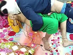 Indian couple enjoys full night romance uncut