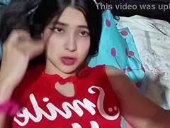 Colombian Babe In Costume Makes Him Cum Inside