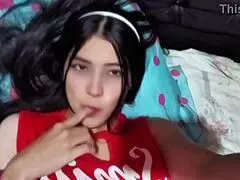 Colombian Babe In Costume Makes Him Cum Inside