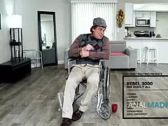 Rebel rhyder's family rebels in anal gangbang with robot, hardcore fucking milf asshole