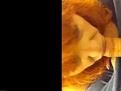 hotwife steffi as witch subtly sucks cock in costume