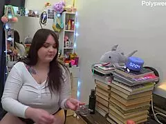 Im Backstage Pleasuring A Guy Off-Camera With Toys And Dirty Talk