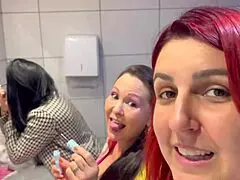 o bar com calcinhas penduradas no teto, big tits milf gets anal creampie from monster cock