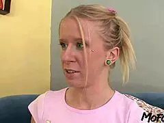 Blonde Student Bent Over For Monster Cock In Doggystyle