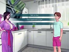 sexnote part 6 parody game with classmate and mother in law