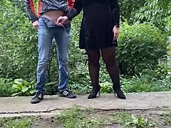 Secret Desire Unleashed with Curvy Cougar in Public