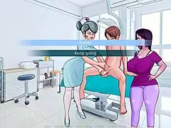 sexnote part 6 parody game with classmate and mother in law