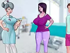 sexnote part 6 parody game with classmate and mother in law