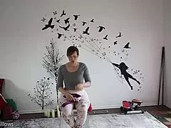 yoga lesson turns into steamy fun